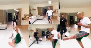 Watch This Skillful Video of The Ayew Brothers As They Join #Stayhomechallenge - Video 1