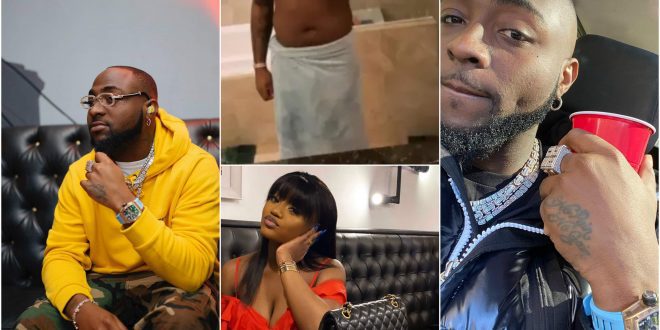 "Baby You Are Sweet In The Middle" - Chioma All Over Davido As She Flaunts His Huge D!ck (Screenshot) 1