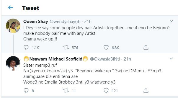 "If It's Not Beyonce, Nobody Should Pair Me With Any Ghanaian Artiste" - Wendy Shay Warns 3