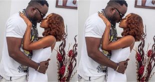 Watch The Moment DKB Kissed Akuapem Poloo At Her Birthday Party - Video+Photos 13