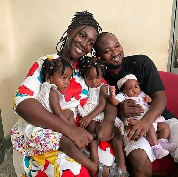 "His Twins no longer recognize him" - Funny Face's wife speaks after reuniting 1