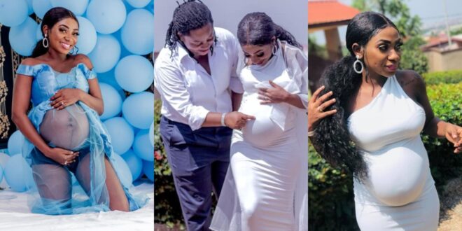 Ghanaian Lesbi@n Couple Flaunts baby Bump as they wait for their first child (photos) 1