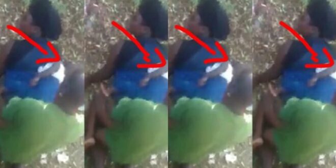 Nursing Mother caught giving do()ggy style while her baby at her back - Video 1