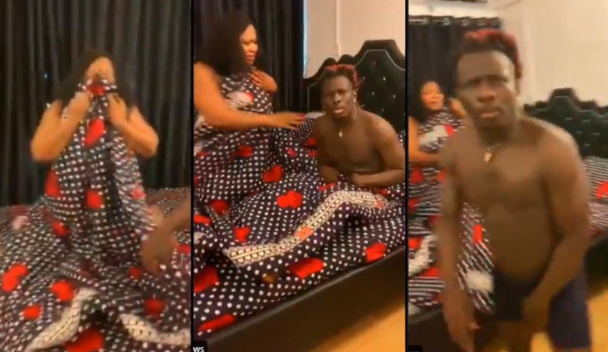 Popular Nigerian singer caught chopping another woman after impregnating girlfriend - Video 2