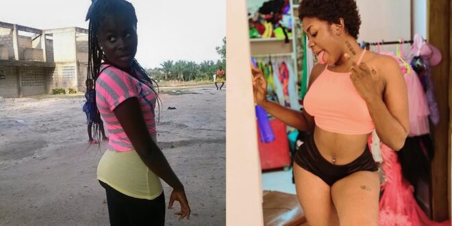 Yaa Jackson sparks Bleaching rumors with her Old photos 1