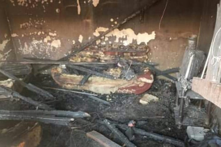 Nigerian Woman and Her Four Kids Dies In A Fire Outbreak - Photos