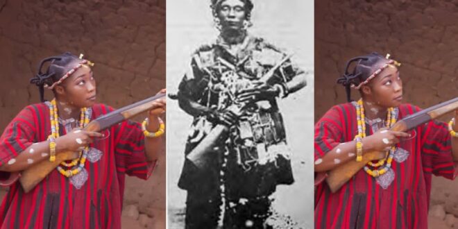 Yaa Asantewaa's granddaughter has dropped a photo to honor her and how she fought for Ghana. 1