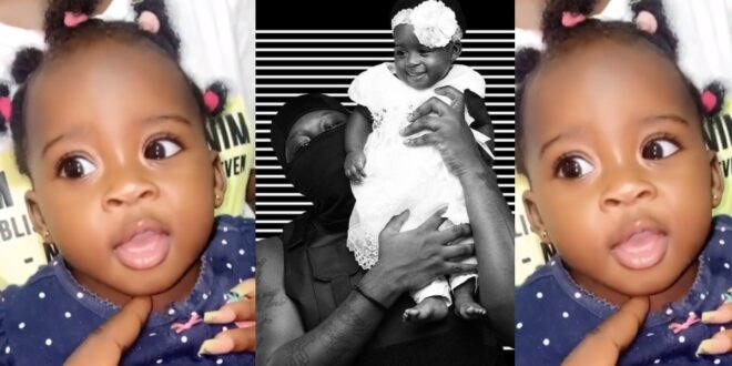 Respect your parents - Medikal tells his daughter in an adorable video 1