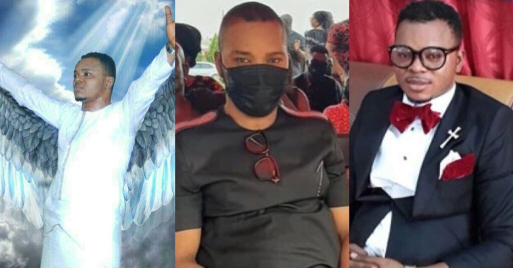 Sad looking photos of Angel Obinim at his father's One-week celebration surfaces 2