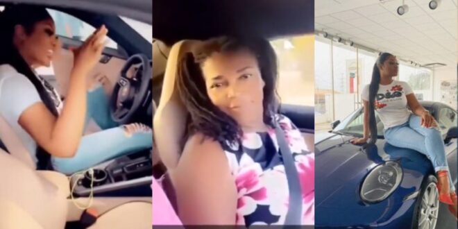 Sandra Ankobiah flaunts her beautiful mother as she cruises with her in her new car - Video 1
