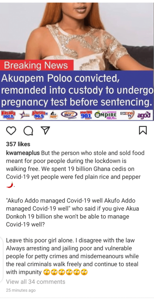 Leave Akuapem Poloo Alone And Arrest The Real Criminals Committing Serious Crimes – Kwame Aplus 2