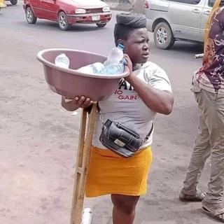 Beautiful photos as amputated lady who sells ‘pure water’ on the streets transformed into a ‘Top Model’ 2