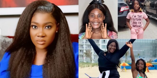 Mercy Johnson's daughter is just a photocopy of her (pictures) 1