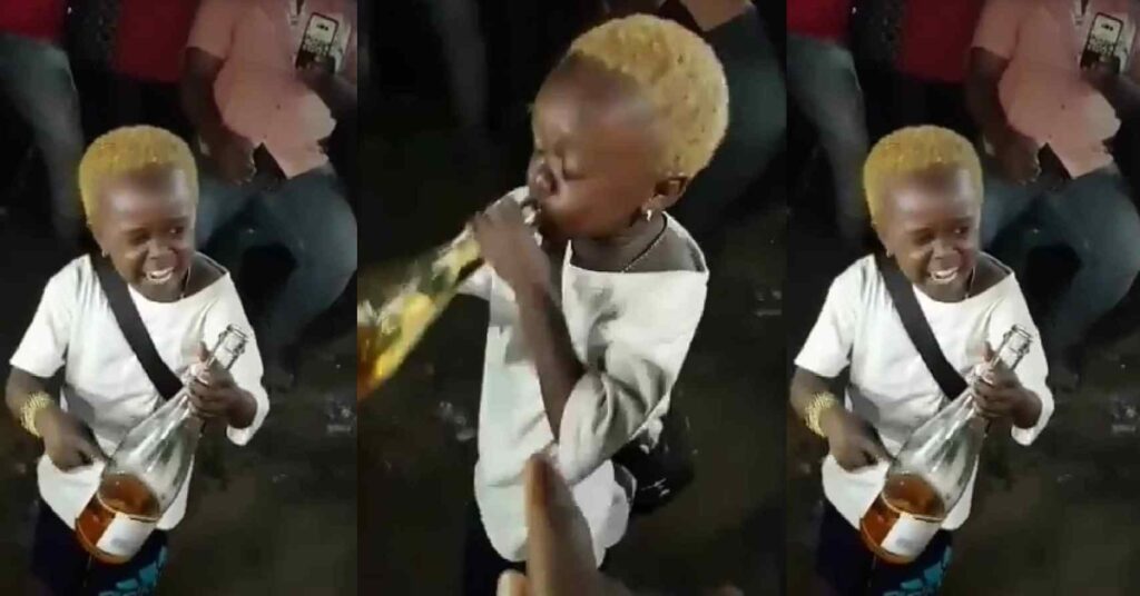 ‘Allow me to enjoy myself’ - Little boy enjoying beér claims - Video 1