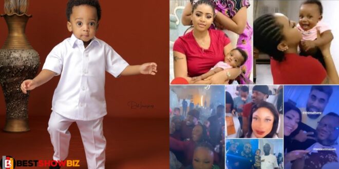 Photos and videos from Regina Daniel's lavish birthday party for her son surface online. 1