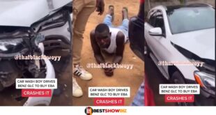 Car wash attendant in big trouble as he crashes customer’s Mercedes Benz on his way to buy food (Video) 2