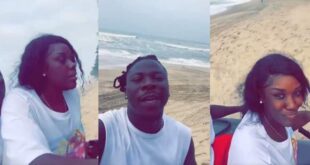 Stonebwoy Spotted Teaching His Wife How To Ride A Motorcycle In New Video 2