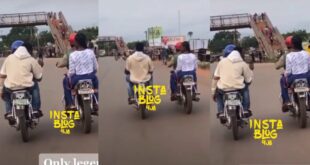 Video of a Young Man taking a Lady's phone number while on a moving Okada stirs online 28