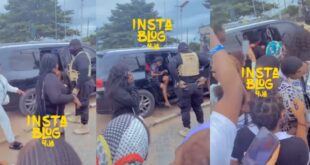 Video of a female student entering school with hefty bodyguards stirs online 41