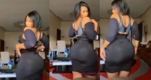 Fine lady with a perfect body flaunts herself online. 15