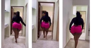 Social media users are confused after a woman posted a video showing off her Curves. 14