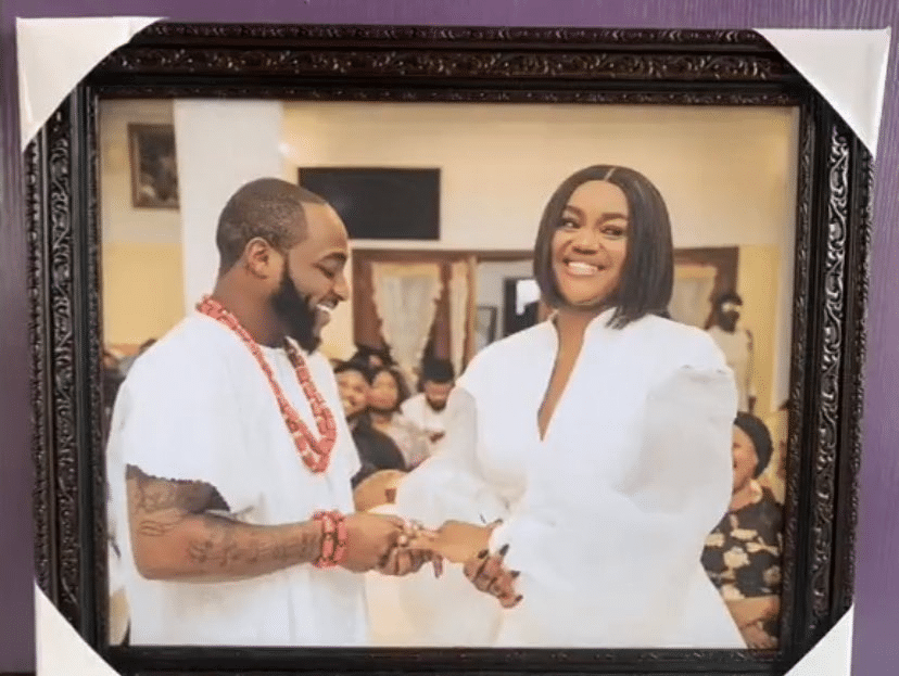 Beautiful Photos from Davido and Chioma’s wedding finally pops up