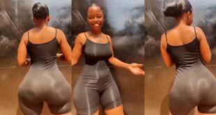 Lady shakes her massive backside to entertain her followers on IG (Watch video) 19